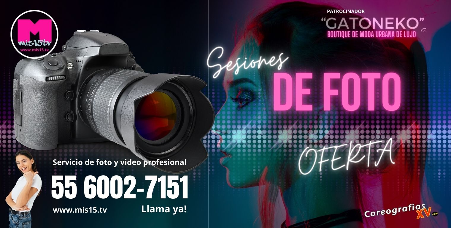 Servicio de Foto y video para eventos de xv años en ciudad de mexico: contratos al 5560027151